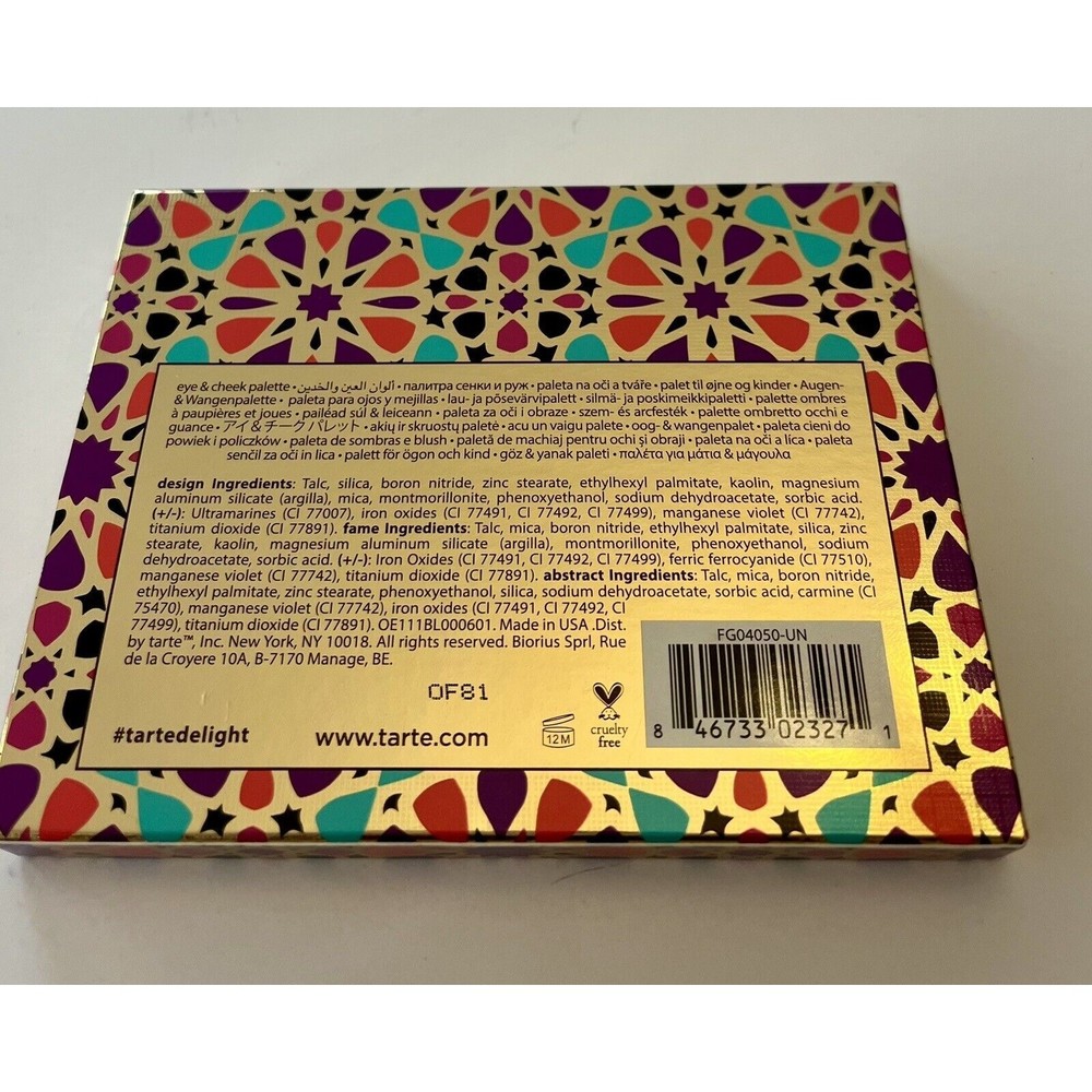 Tarte Eye And Cheek Palette 3 Shades Pretty Paintbox Palette NIB - Picture 4 of 4